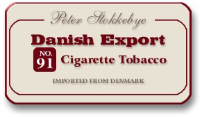 Peter Stokkebye No. 91 Danish Export